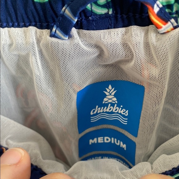 Chubbies the neon lights shorts Tropical Print Swim Shorts men’s medium - Picture 3 of 6